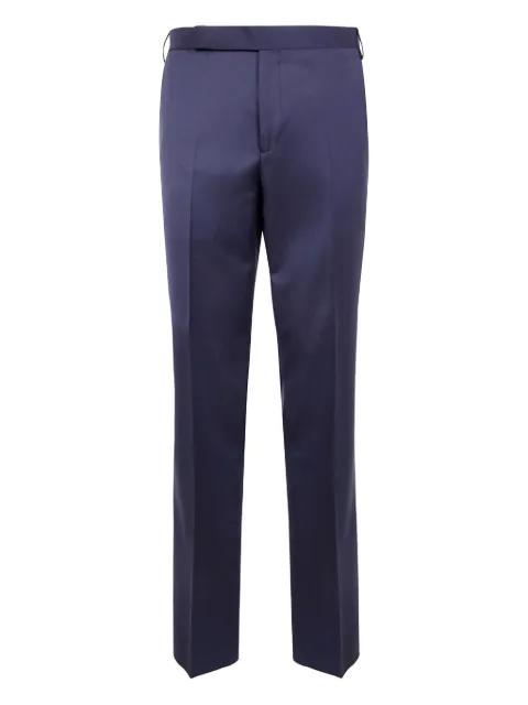 pleated wool trousers by LARDINI