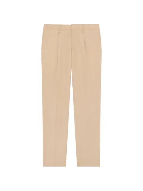 pleated wool trousers by LARDINI