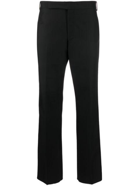 pressed-crease tapered-leg trousers by LARDINI