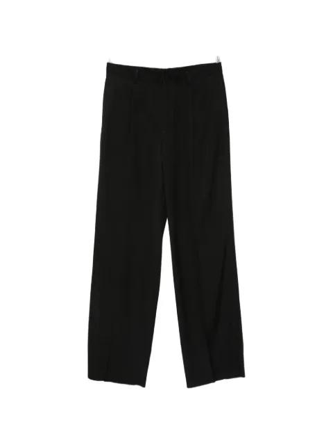 pressed-crease wide-leg trousers by LARDINI