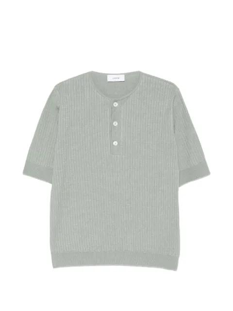 quarter-button sweater by LARDINI