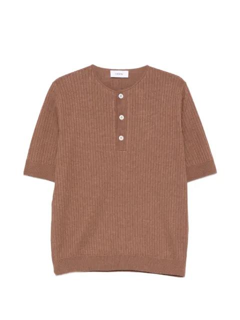 ribbed button shirt by LARDINI