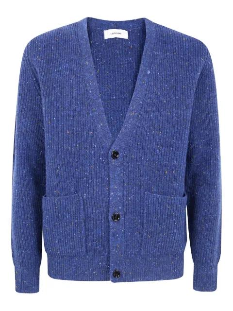 ribbed wool cardigan by LARDINI