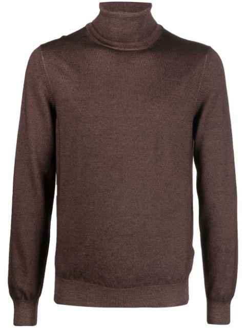 roll neck wool jumper by LARDINI