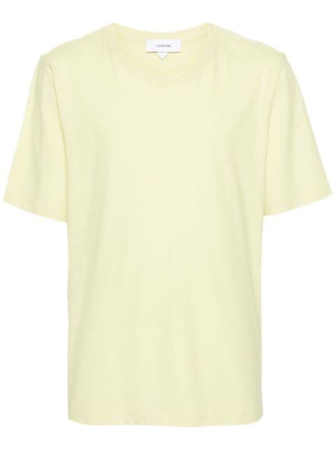 round-neck cotton T-shirt by LARDINI
