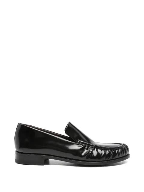 ruched loafers by LARDINI