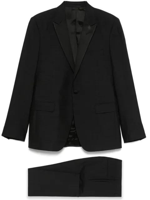 satin-lapels suit by LARDINI