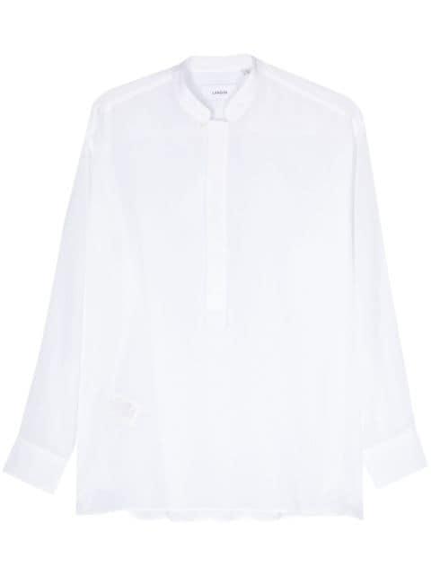 semi-sheer cotton shirt by LARDINI