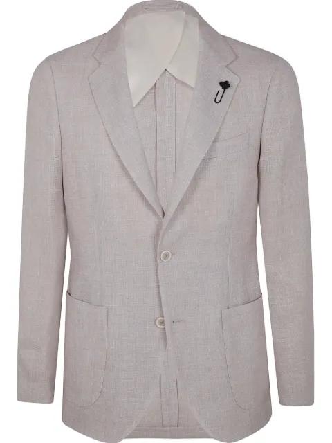 single-breasted blazer by LARDINI