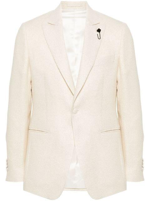 single-breasted blazer by LARDINI