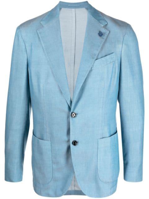 single-breasted blazer by LARDINI