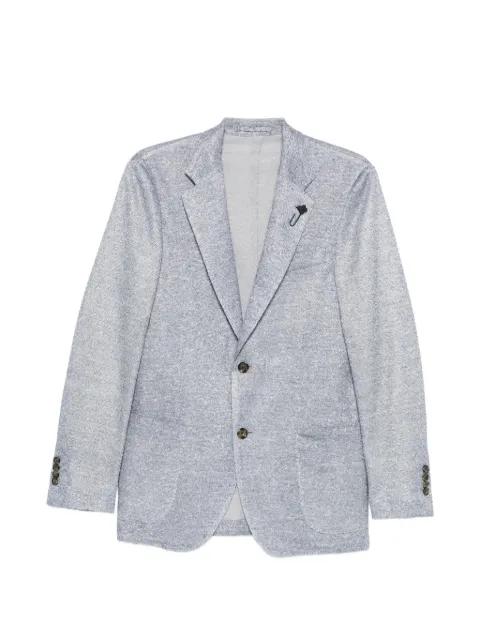 single-breasted buttoned blazer by LARDINI
