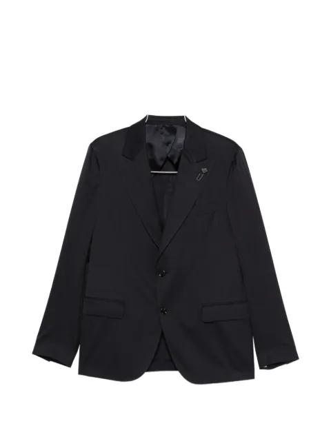 single-breasted cotton suit by LARDINI