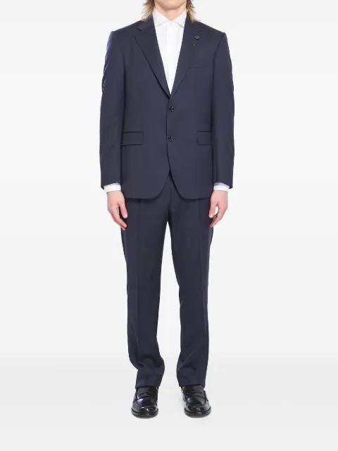 single-breasted lapel pin suits by LARDINI