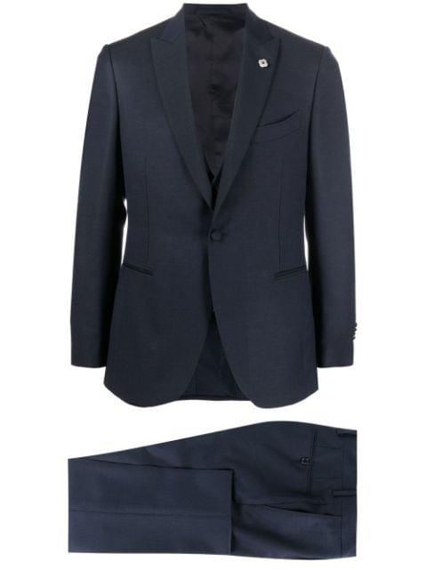 single breasted suit by LARDINI