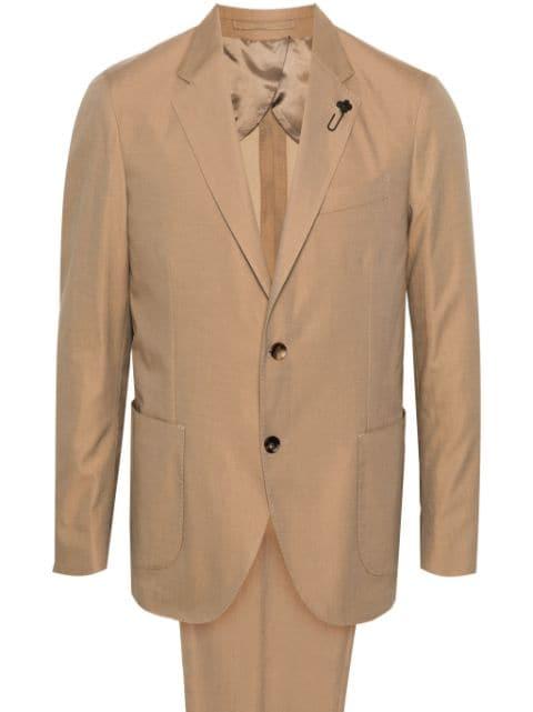 single-breasted suit by LARDINI