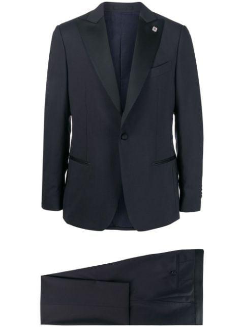 single-breasted tailored suit by LARDINI