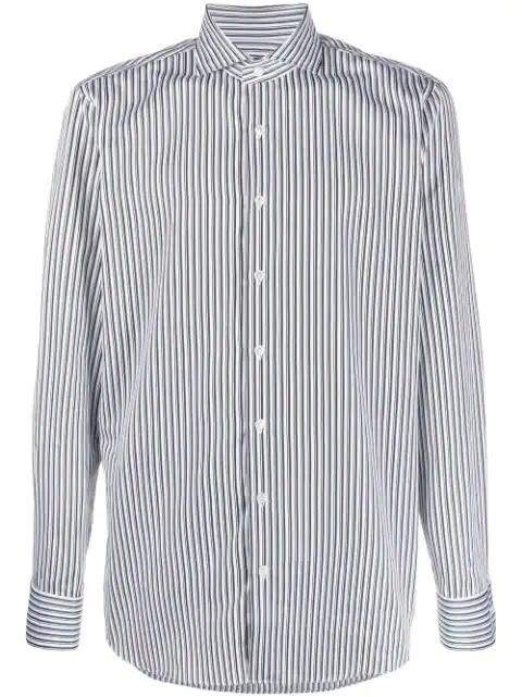 striped button-down shirt by LARDINI