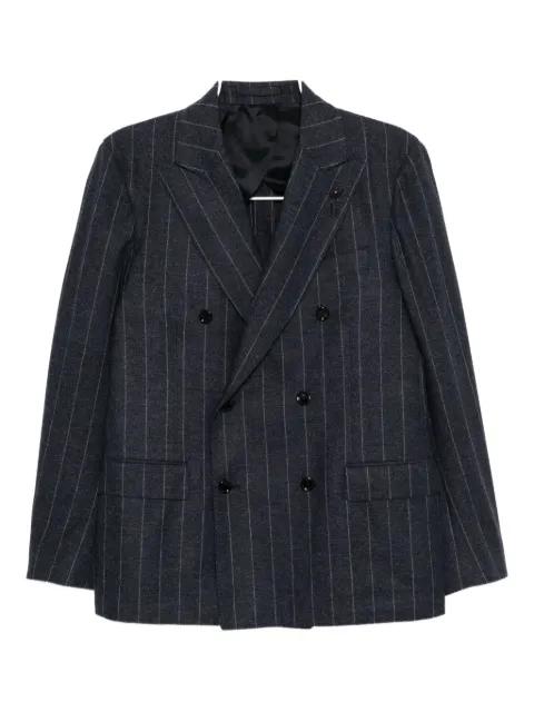 striped double-breasted suit by LARDINI