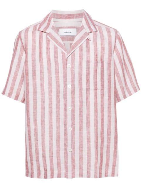 striped linen shirt by LARDINI