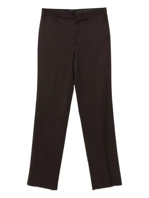tapered tailored trousers by LARDINI