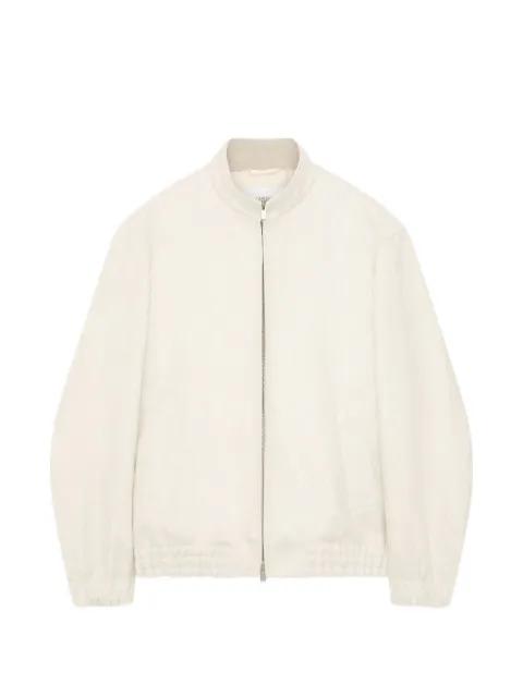 textured linen jacket by LARDINI