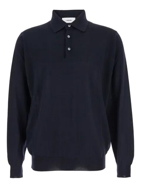 virgin wool polo shirt by LARDINI