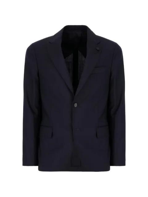wool button suit by LARDINI