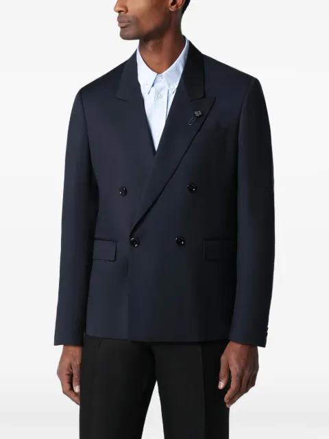 wool double-breasted jacket by LARDINI