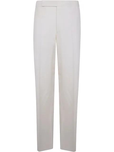 wool straight-leg trousers by LARDINI
