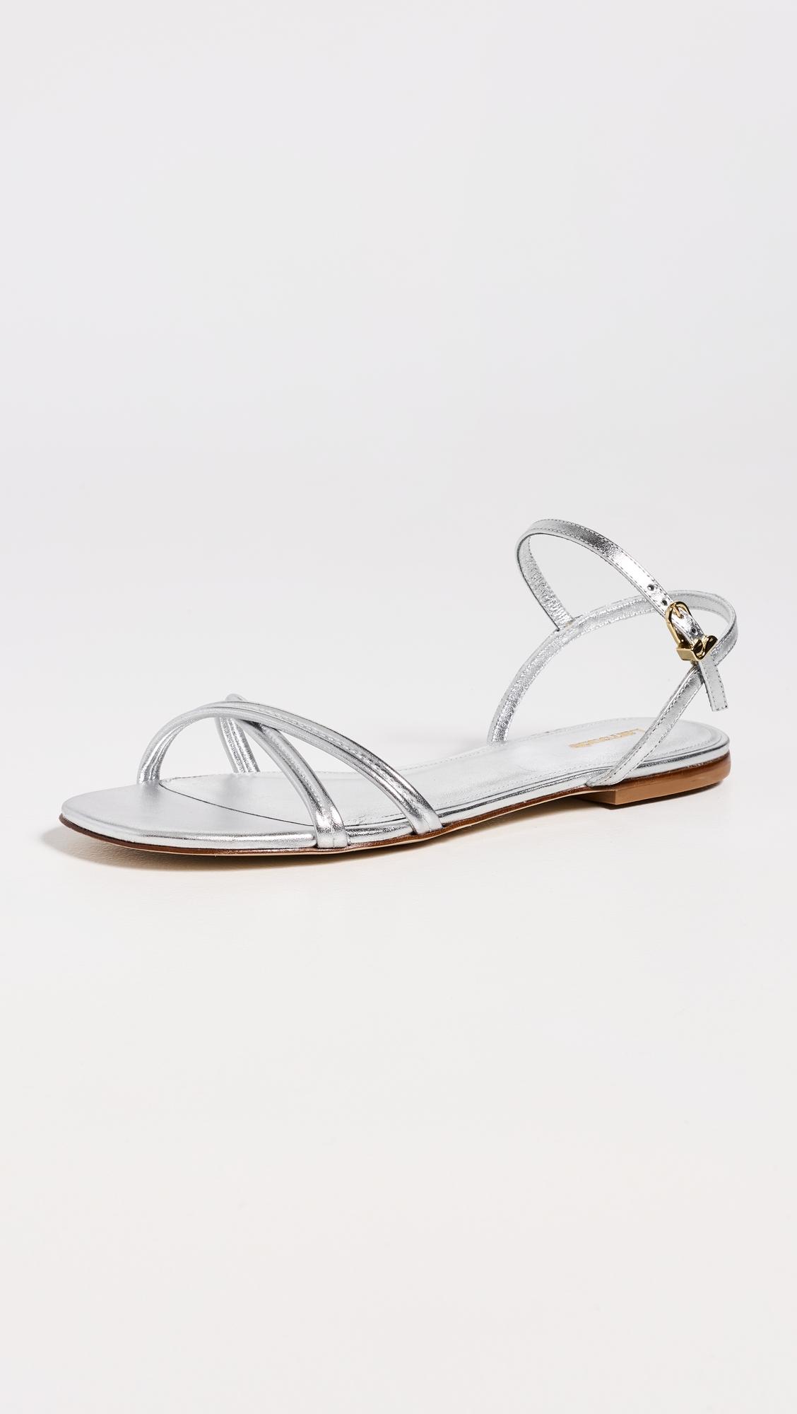 Annie Ankle Tie Sandals by LARROUDÉ