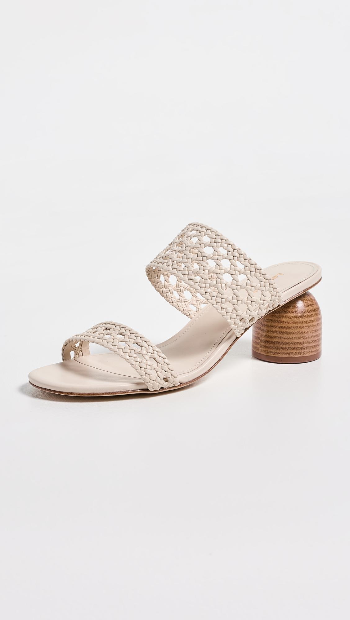 Dew Drop Macrame Sandals by LARROUDÉ