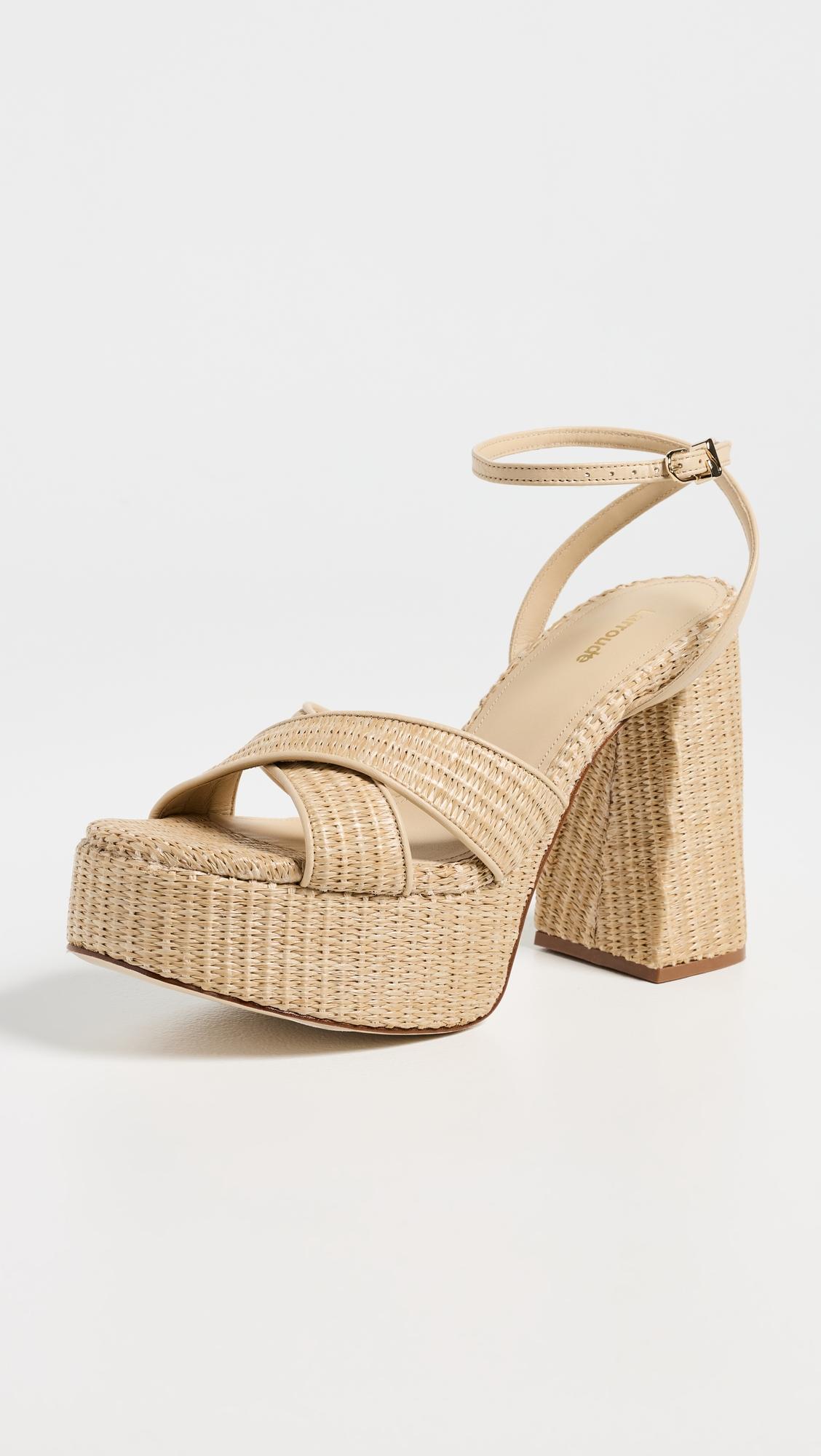 Dolly X Platform Sandals by LARROUDÉ