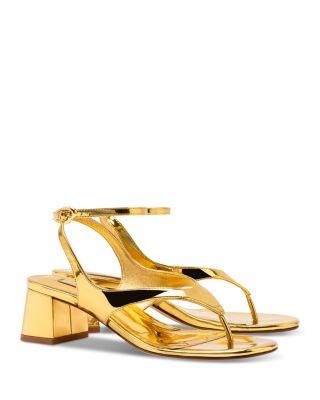 Women's Gaia Block Heel Sandals by LARROUDE