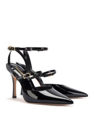 Women's Kris Pointed Toe Strappy High Heel Pumps by LARROUDE