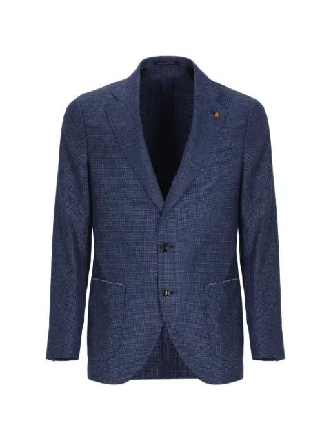 houndstooth wool blazer by LATORRE
