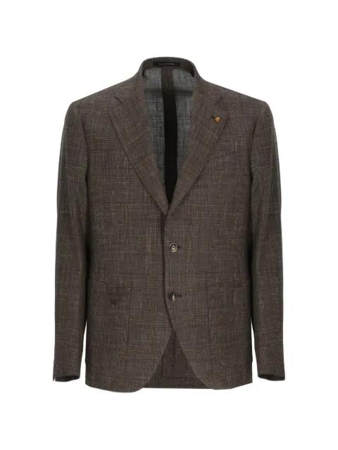 notched-lapel blazer by LATORRE