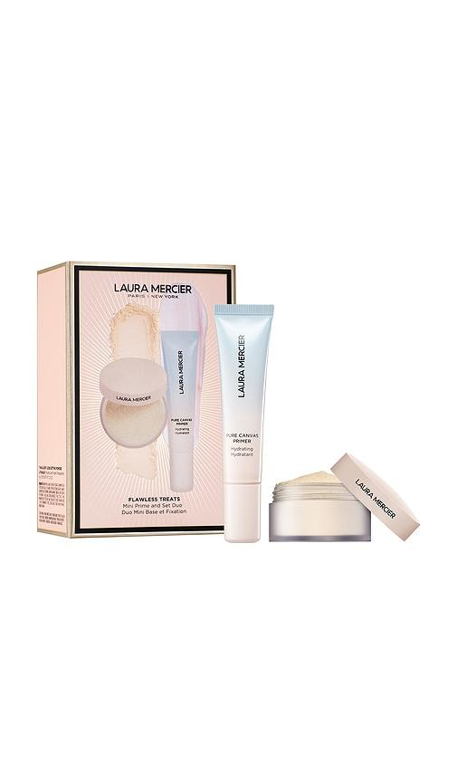 Laura Mercier Flawless Treats Mini Prime + Set Duo in Beauty by LAURA MERCIER