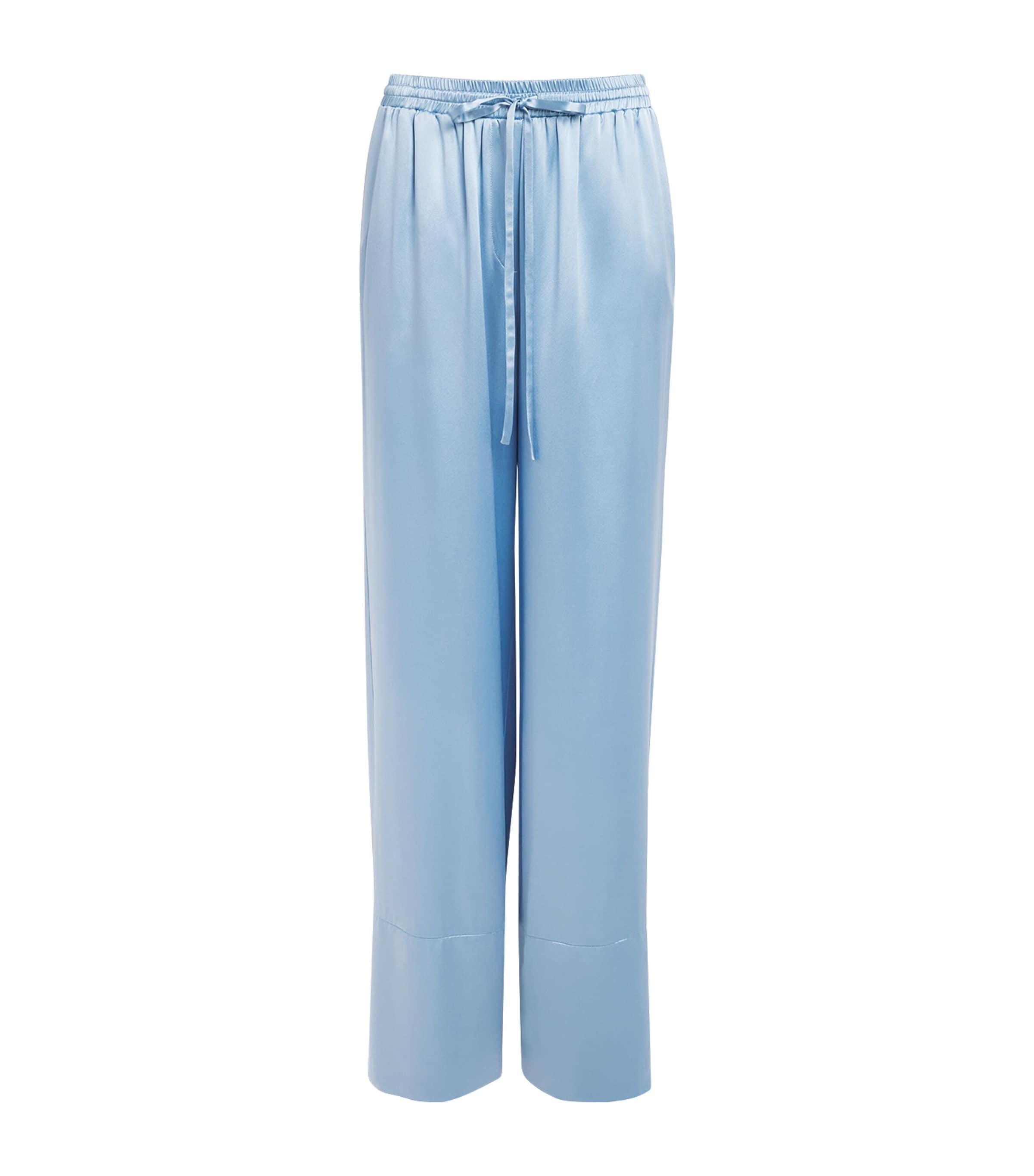 Laura Pitharas Silk Drawstring Trousers by LAURA PITHARAS