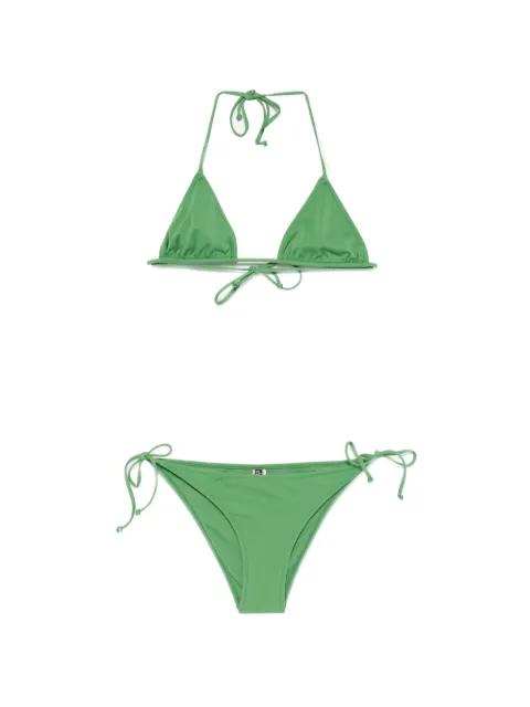 triangle-top side-tie bikini by LAURA URBINATI