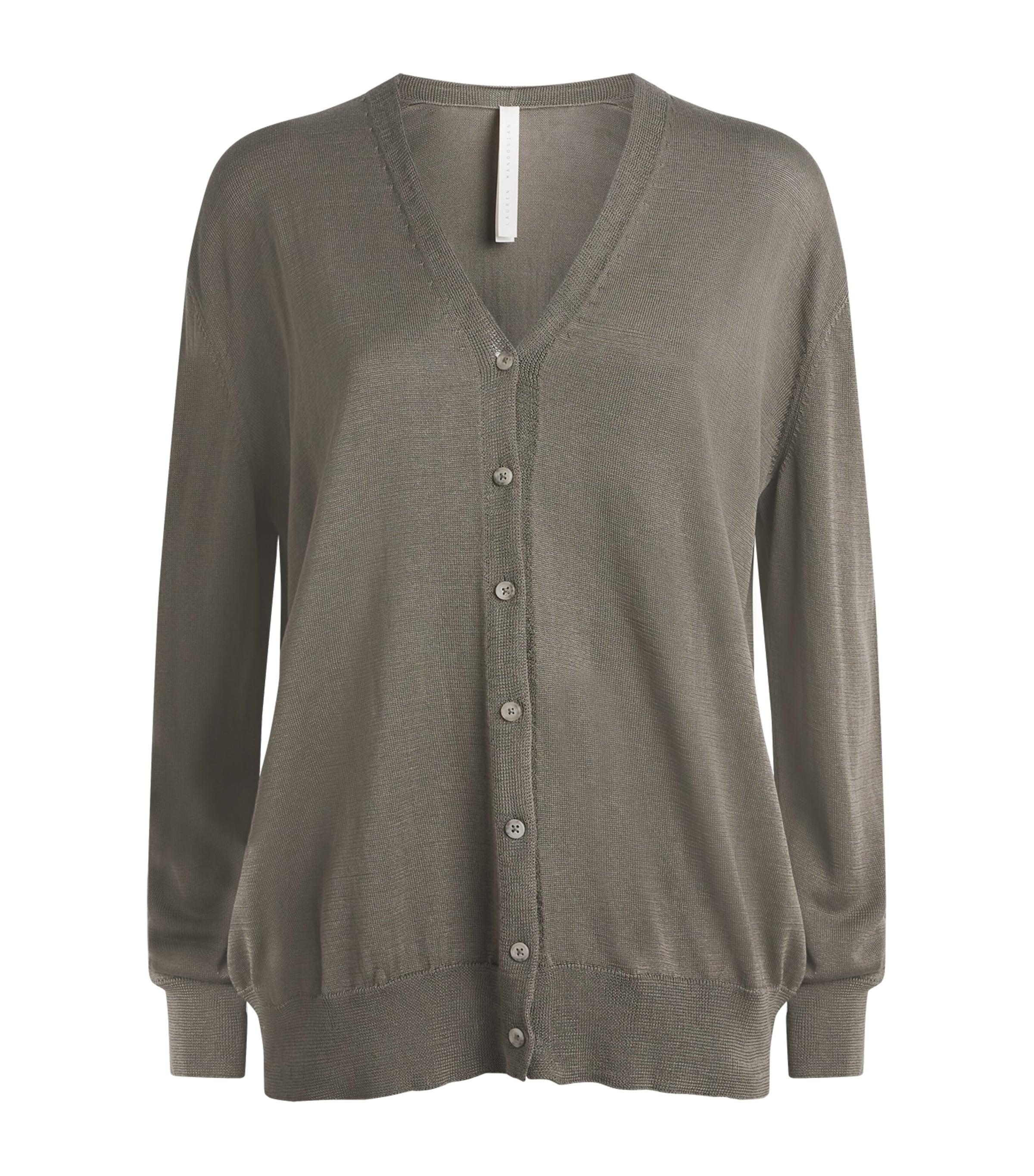 Lauren Manoogian Pima Cotton Veil Cardigan by LAUREN MANOOGIAN