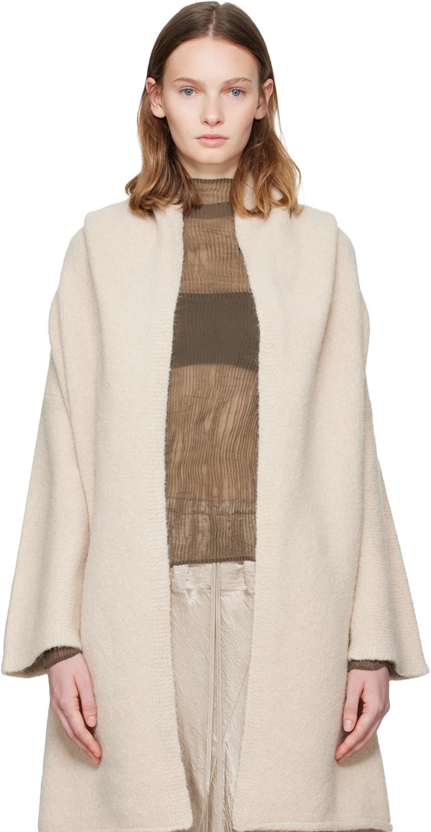 Off-White Capote Coat by LAUREN MANOOGIAN