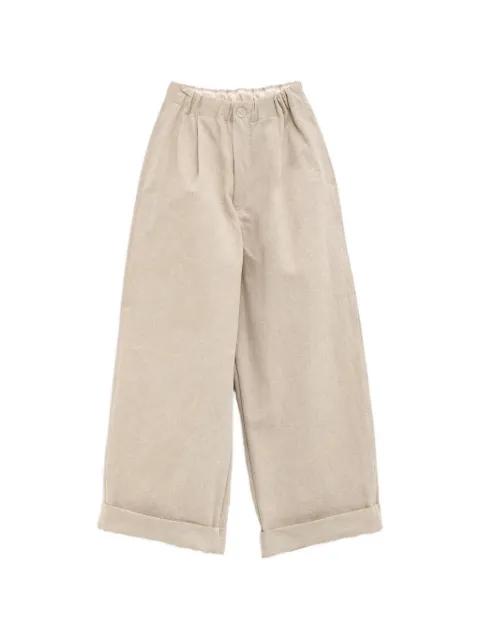 canvas trousers by LAUREN MANOOGIAN