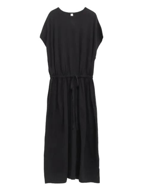 drawstring-waist midi dress by LAUREN MANOOGIAN