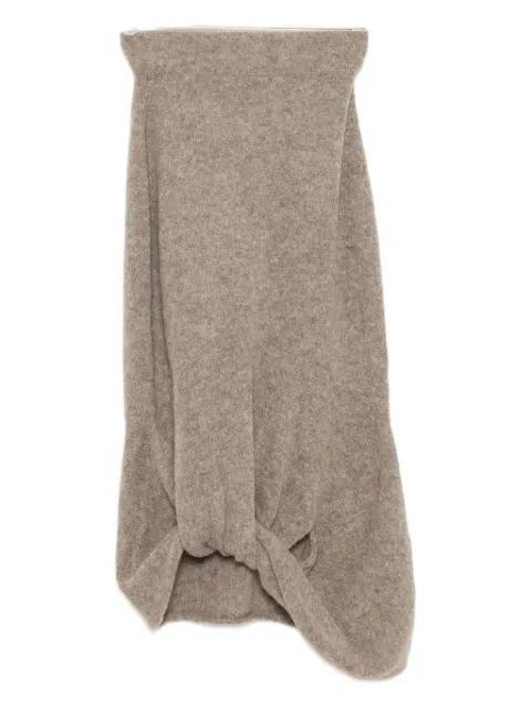 knot-detail skirt by LAUREN MANOOGIAN