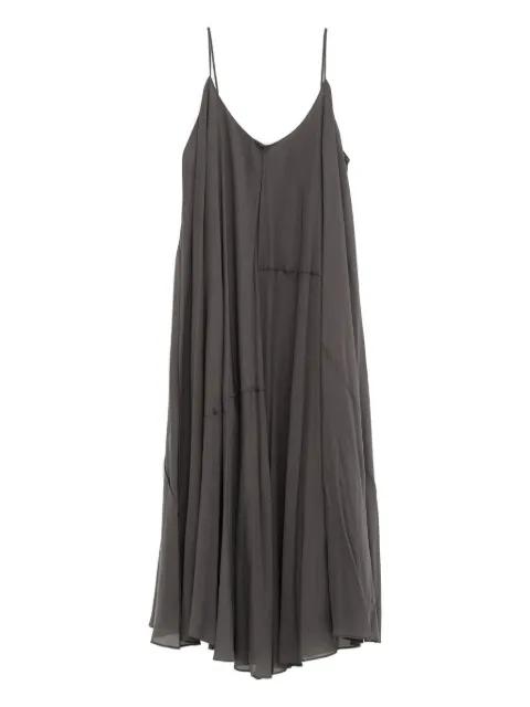 pleated midi dress by LAUREN MANOOGIAN