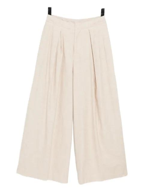 pleated trousers by LAUREN MANOOGIAN