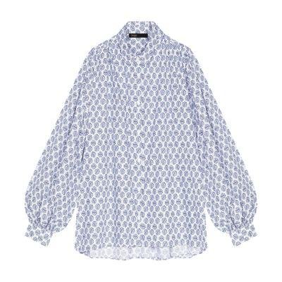 Maguette shirt with jabot collar by LAURENCE BRAS