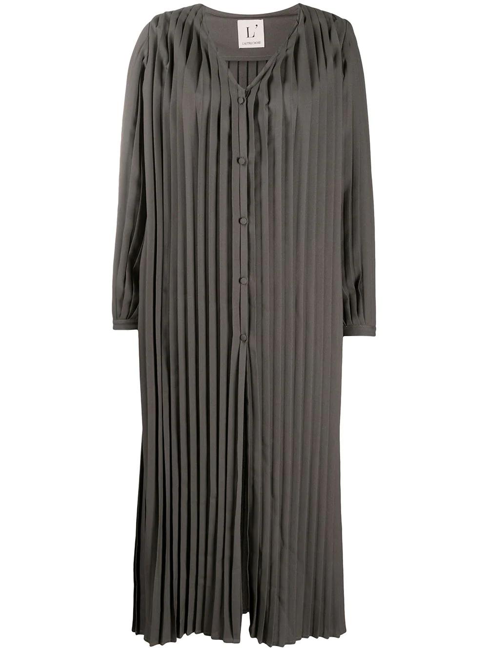 pleated midi dress by L'AUTRE CHOSE