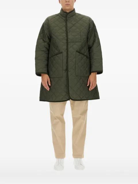 Mickfield quilted-pattern coat by LAVENHAM